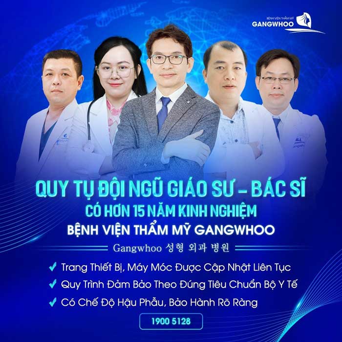 Gangwhoo sở hữu đội ngũ bác sĩ giỏi giàu chuyên môn 